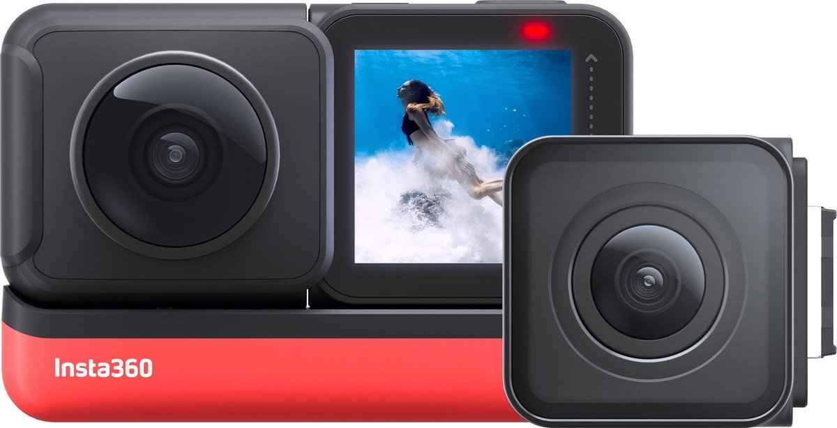 Insta360 ONE R Twin Edition - Actioncam - Rood/Zwart