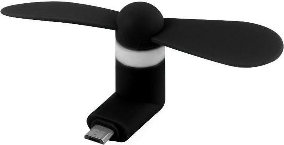 USB Mini Ventilator Android (ZWART)
