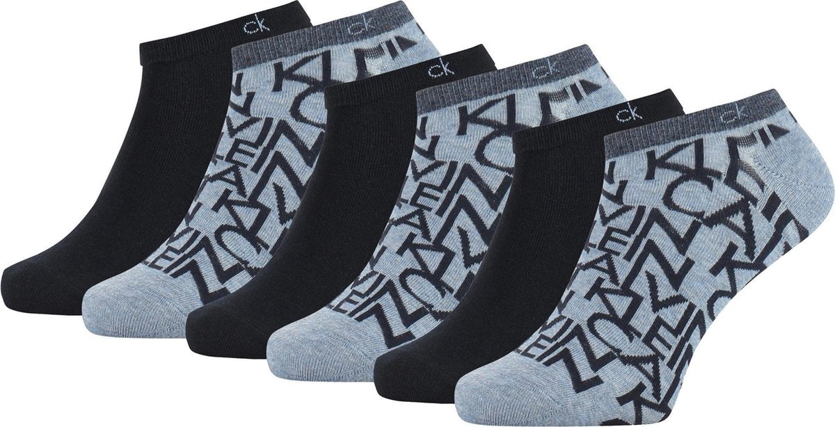 Calvin Klein Sokken - Maat 39-42 - Mannen - Blauw/Grijs/Donkerblauw