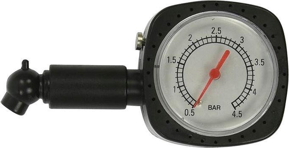 Proplus Bandenspanningsmeter Analoog 11 Cm Zwart Blister
