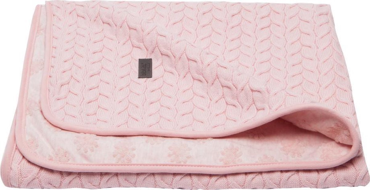 Bébé-jou Ledikantdeken Samo - 90 140 cm - Fabulous - Blush Pink