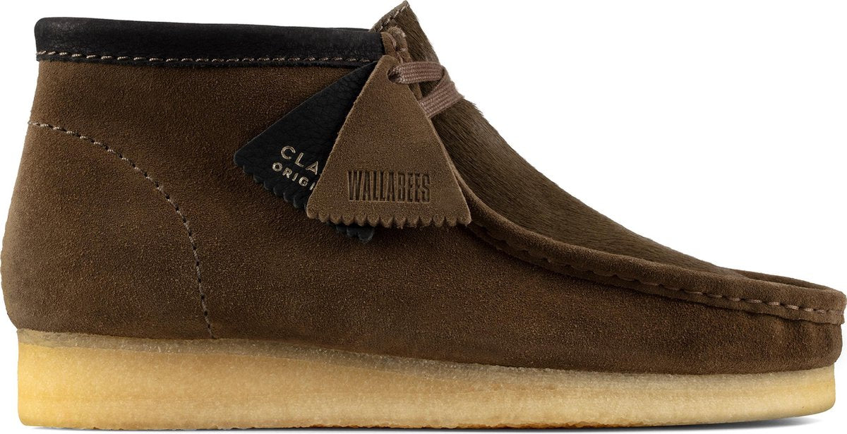 Clarks - Heren schoenen - Wallabee Boot - G - olive interest - maat 43
