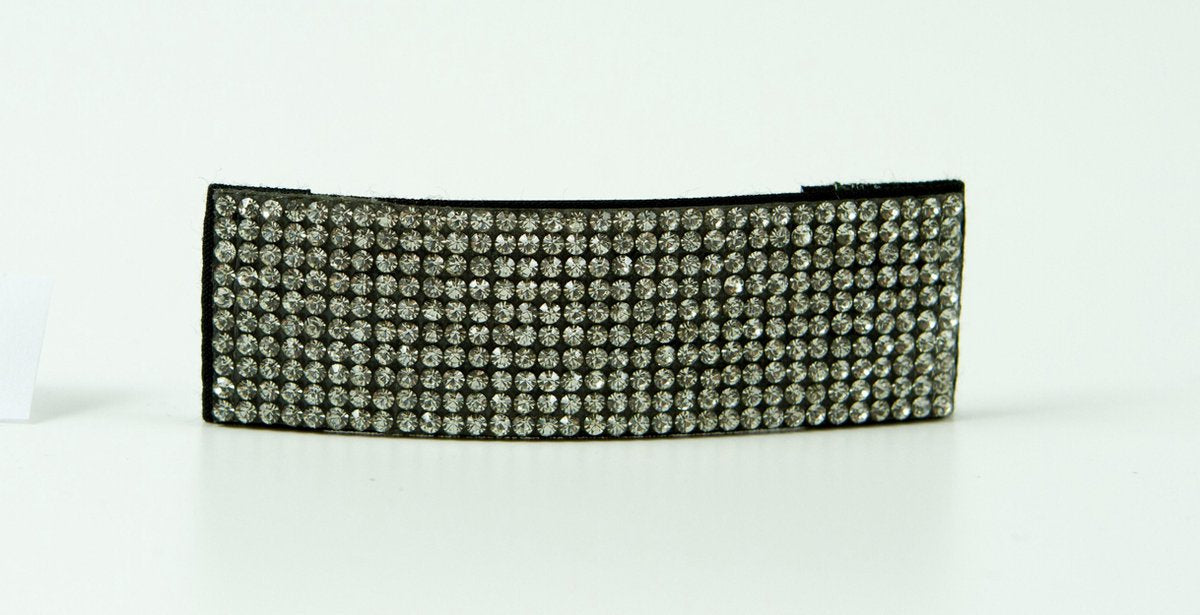 Klikklak zilver strass