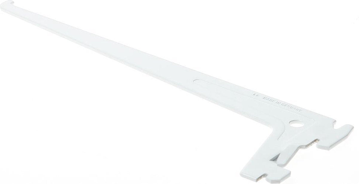 Schadébo Drager Element enkel 2-haaks sys 50 staal wit 25cm 10105-00301