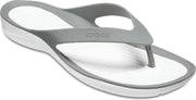 Crocs Swiftwater Flip Slippers Dames Slippers - Maat 36/37 - Vrouwen - grijs/wit