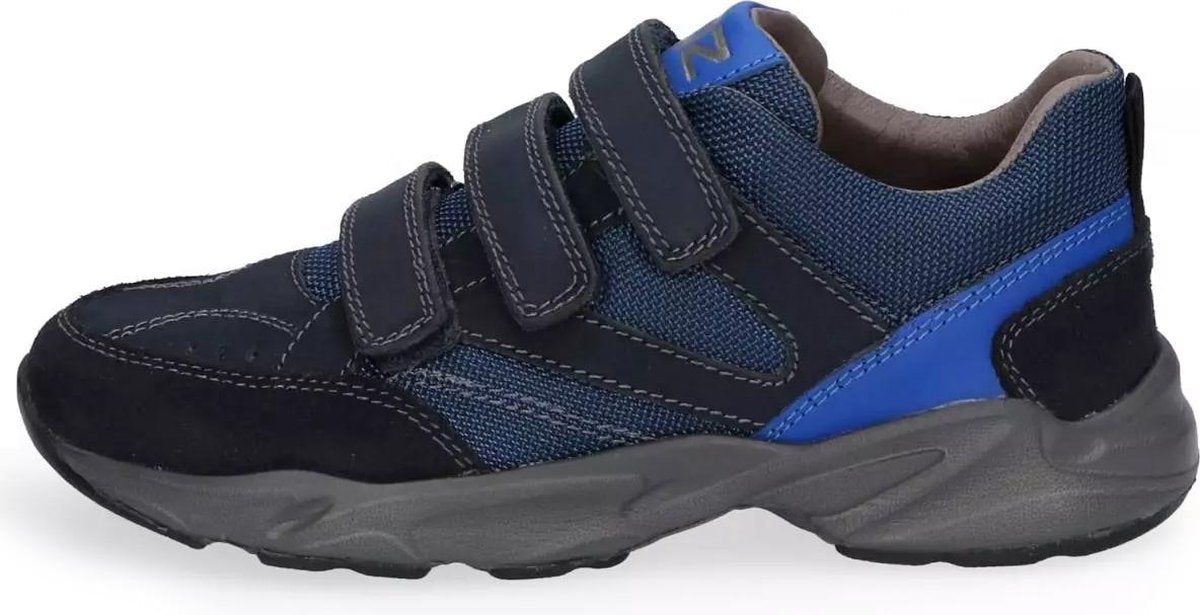 Braqeez 420961-529 Jongens Sneakers - Maat 29 - Blauw - Sneakers -  Leer - Klittenband - Kinderschoenen