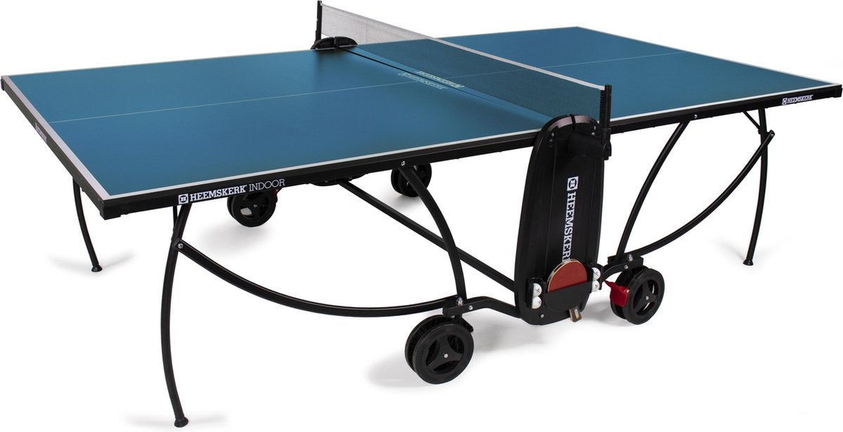 Heemskerk 1850 Tafeltennistafel – Blauw – Indoor – Incl. netje
