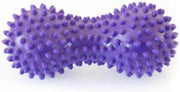 Massage Gun - Massage Bal - Rolmassage Voor Spieren - Peanut - Yoga Fitness - Stress Bal - Spierpijn - Been Hand Pols Voet Nek Rug - 15CM - Paars