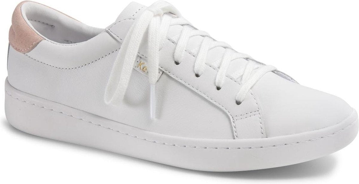 Ace Core Leather White/Blush Dames Veterschoenen - Wit - maat 42.5