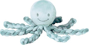 Nattou Octopus Lapidou - Knuffel - 23 cm - Muntgroen