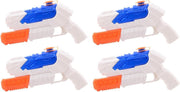 5x Waterpistool/waterpistolen wit/blauw 27 cm