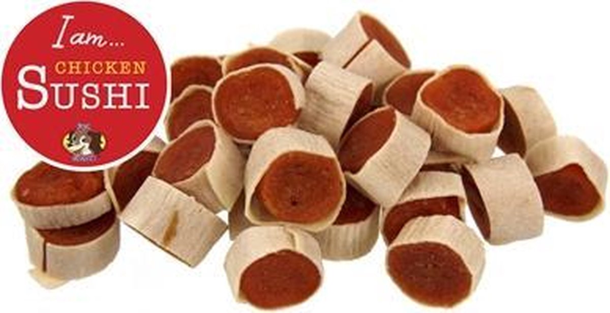 I Am Petsnack Hondensnack - Chicken Sushi - 500 gr