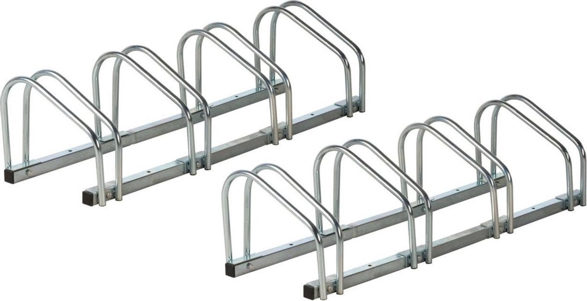 2x Stuks fietsenrekken voor 8 fietsen - Fietsen stalling