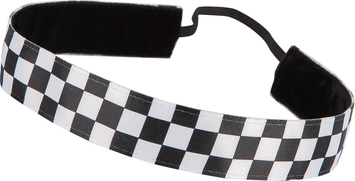 Trishaband Squares Black White 25mm