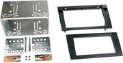 2-DIN Paneel Audi A4 ( B6 ) - Seat Exeo Kleur: Rubbertouch Zwart
