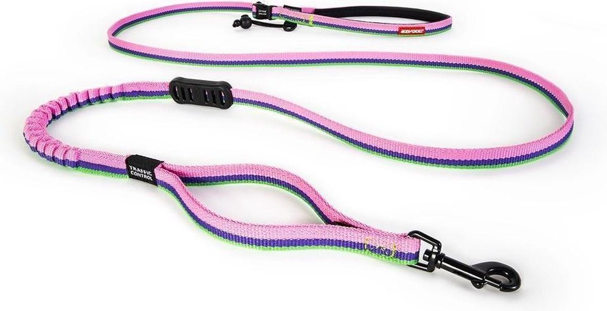 Road Runner LITE Riem - Hardloop hondenriem-Bubblegum-82"