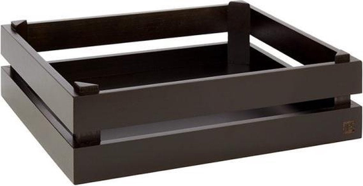 Houten buffetsysteem superbox - 35x29xh10 -5 cm - Zwart