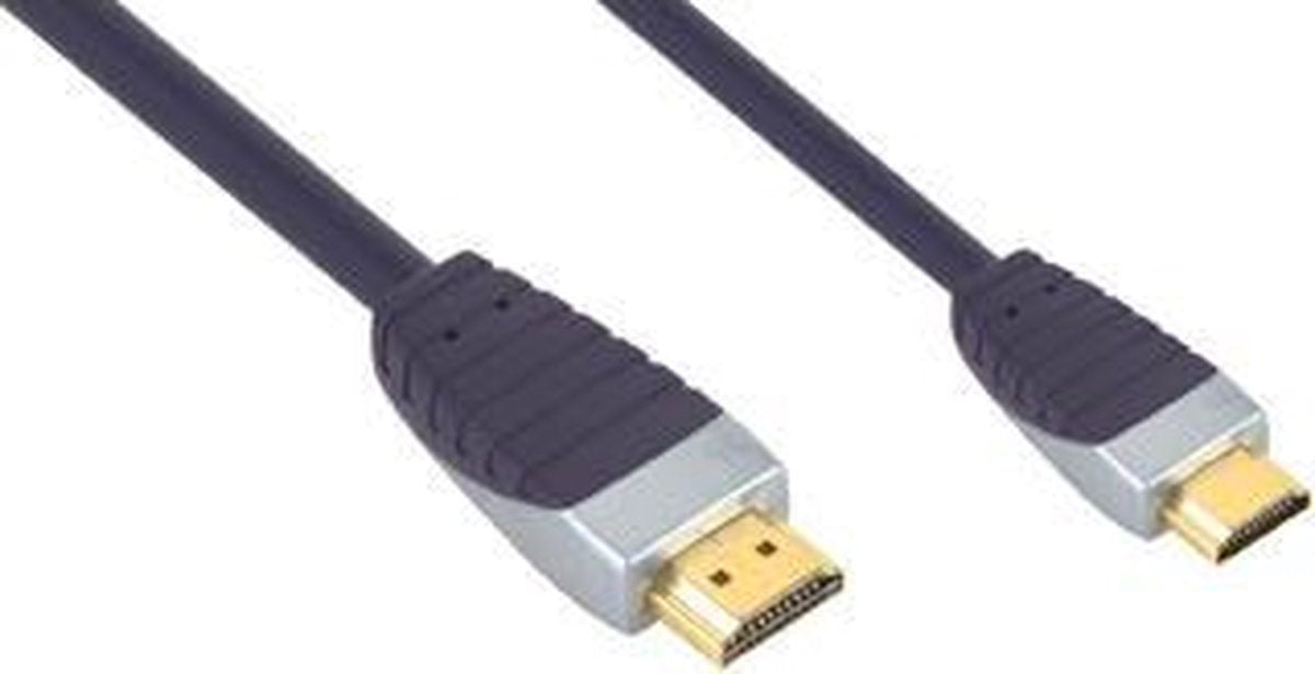 HDMI naar Mini HDMI kabel -  2 m - Zwart