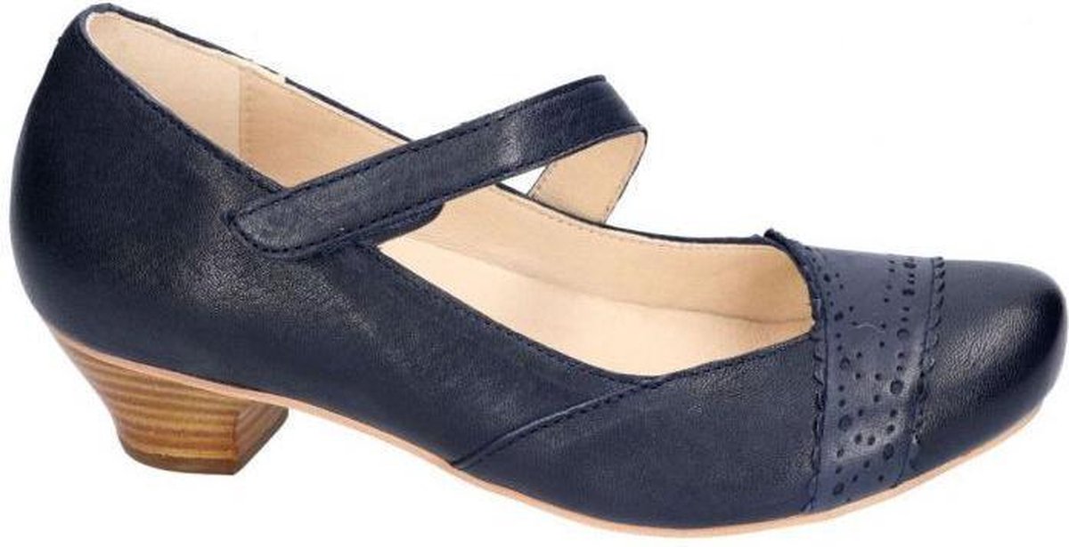Brako -Dames -  blauw donker - pumps & hakschoenen - maat 36