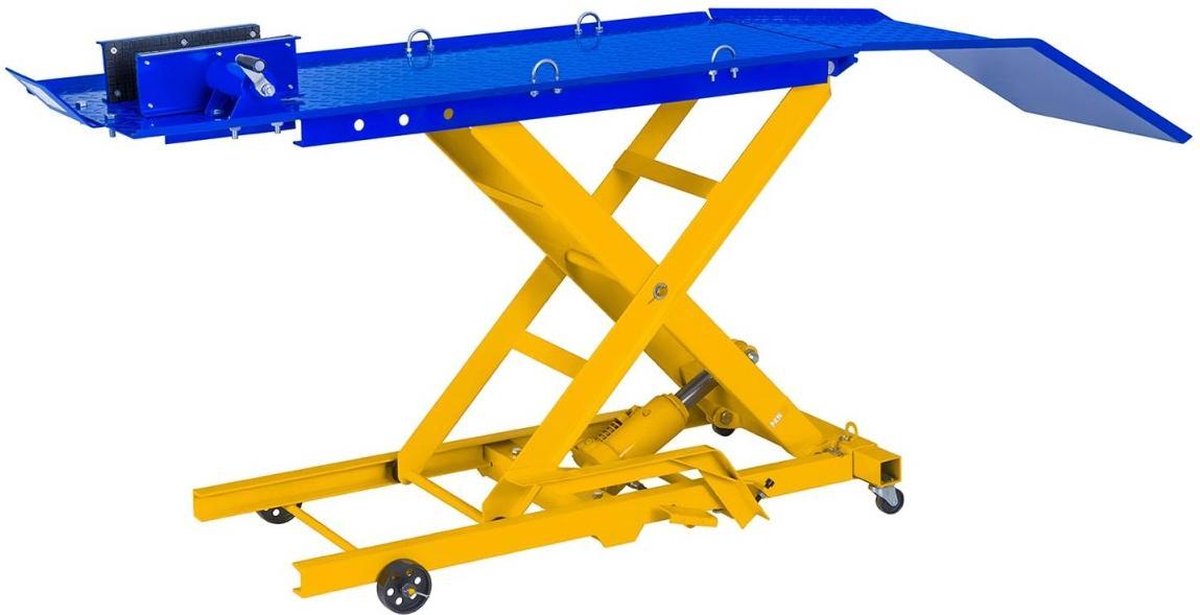 MSW Krikplatform voor motorfietsen met ramp - 360 kg - 175 x 50 cm