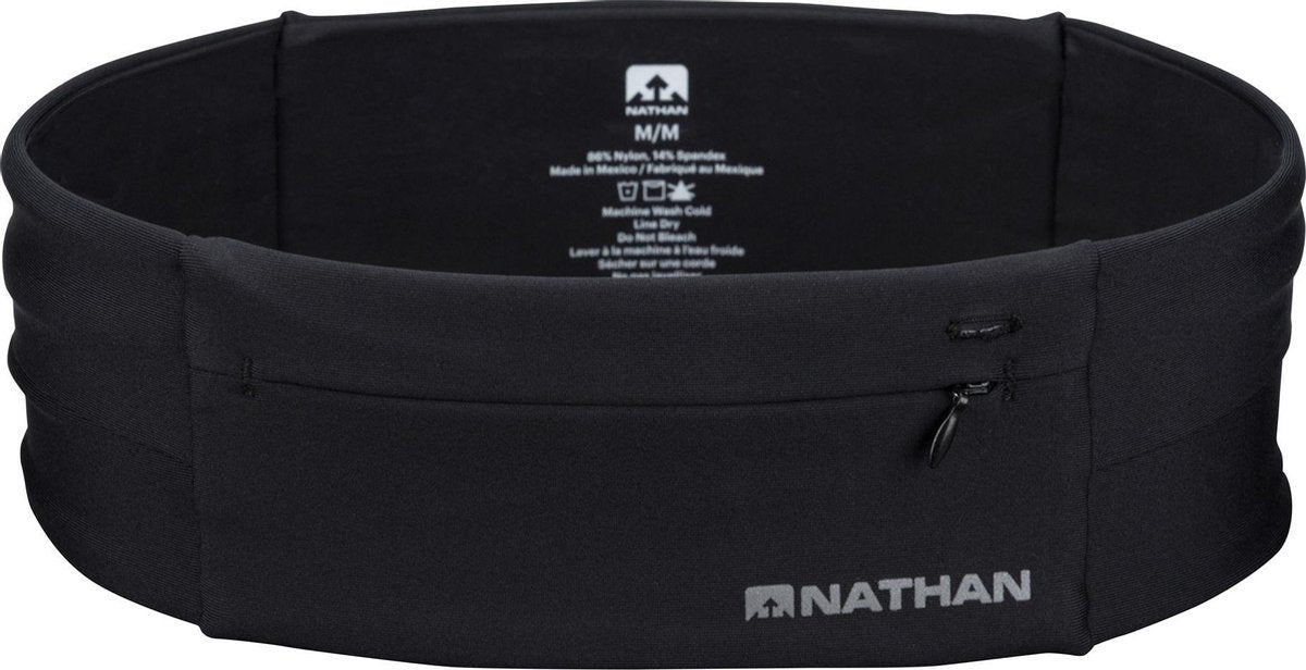 Nathan The Zipster Black M - Runningbelt