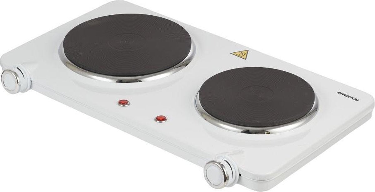Inventum KP602W - Vrijstaande Elektrische Kookplaat - Wit