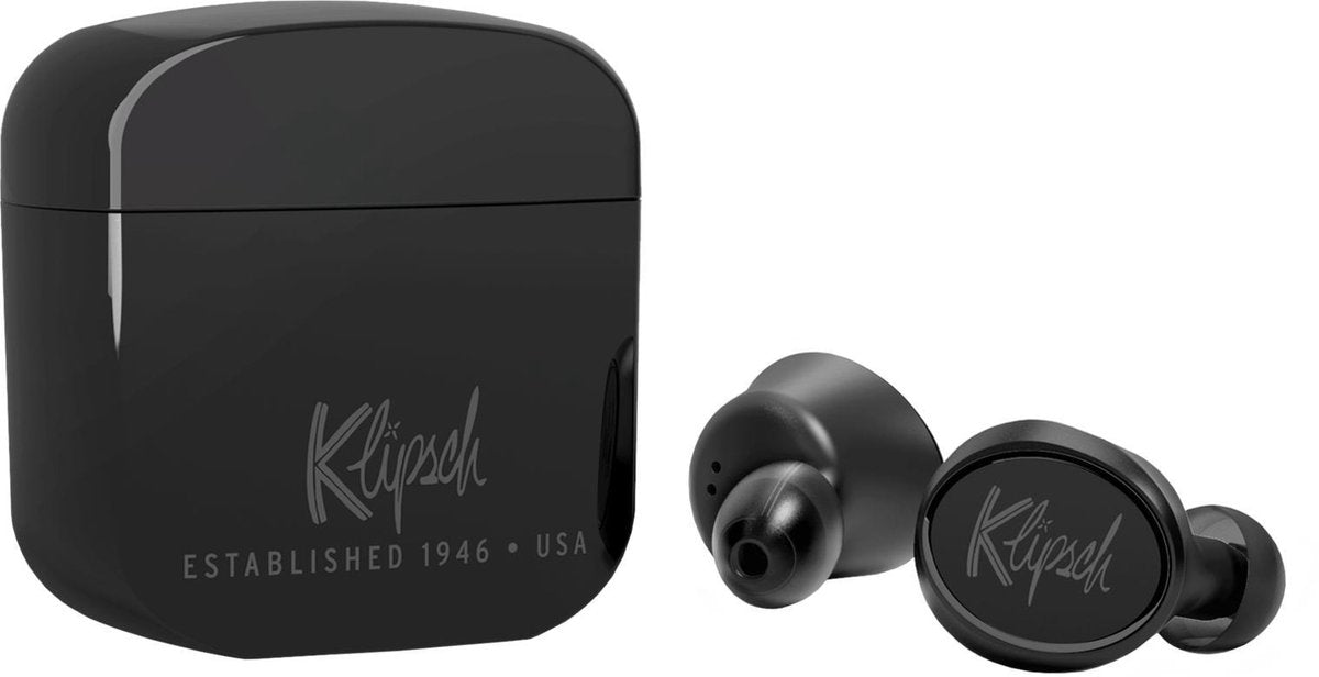 Klipsch T5 TRUE WIRELESS EARPHONES Zwart