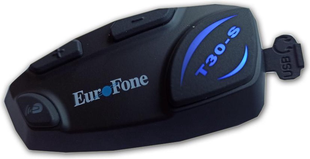 1 module T30S/V12 bluetooth Motorhelm intercom interphone max 12 rijders in een groepsgesprek