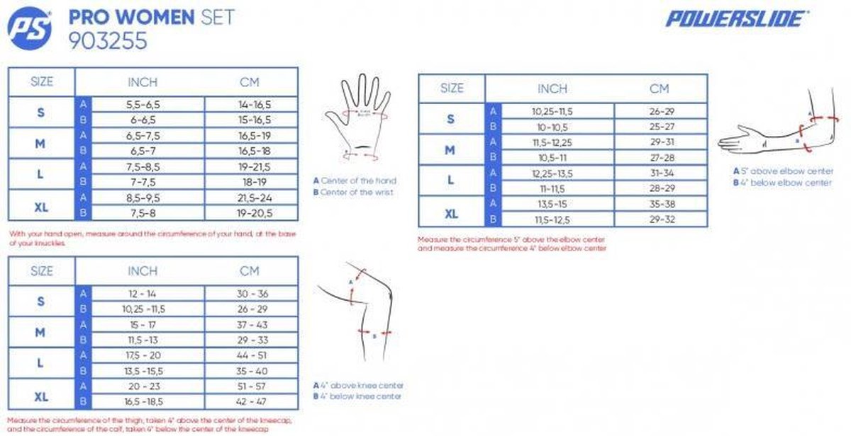 Powerslide Protection Pro Series Women XL