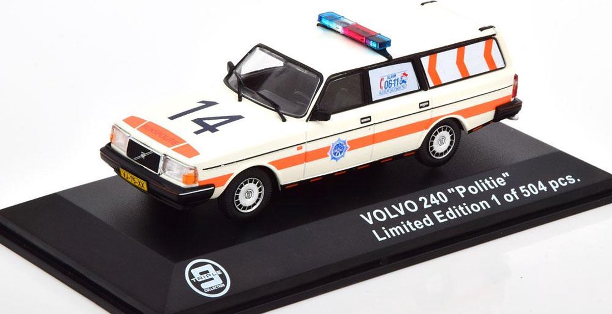 Volvo 240 'Politie' - 1:43 - Triple 9 Collection