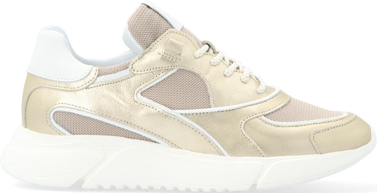 Notre-V J5314b Lage sneakers - Leren Sneaker - Dames - Goud - Maat 40
