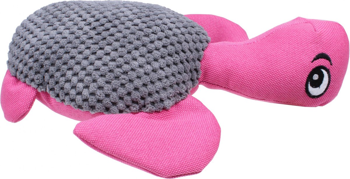 M-pets Hondenknuffel Schildpad 31 X 25 Cm Polyester Roze