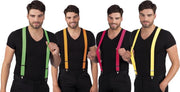 16 stuks: Bretels - Neon in 4 kleuren - assorti