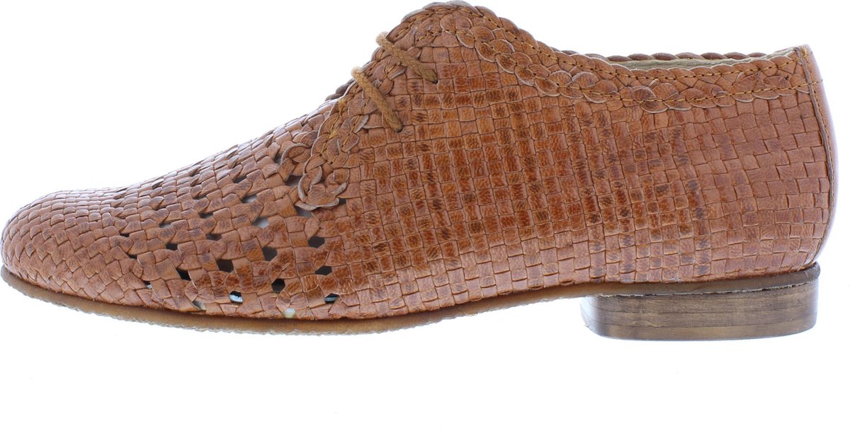 Verhulst Jill veterschoen wijdte H 8342V - 62 - 12_1804 Cognac maat 5