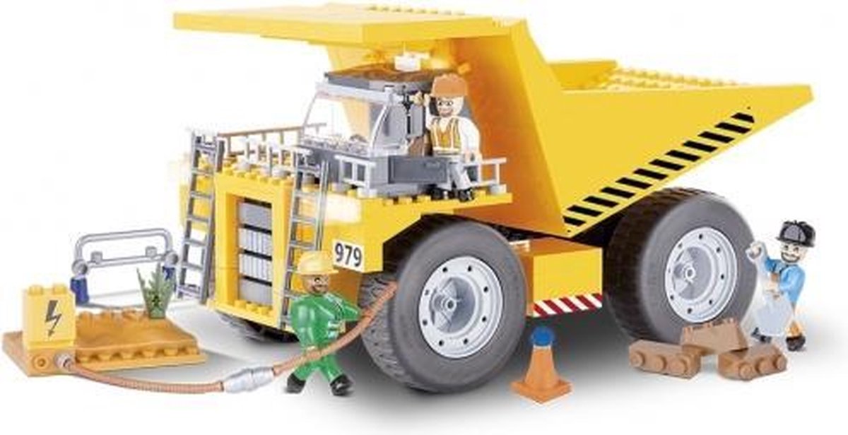 Cobi kiepwagen bouwstenen set