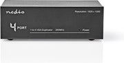 4-Poorts | VGA-Splitter | Zwart