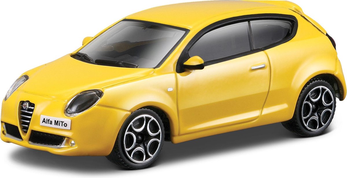 Bburago ALFA ROMEO MITO 2011 geel schaalmodel 1:43