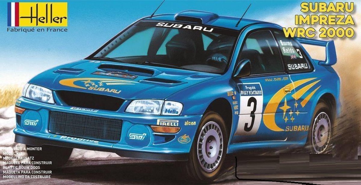 Heller Subaru Impreza WRC'00 (modelbouw