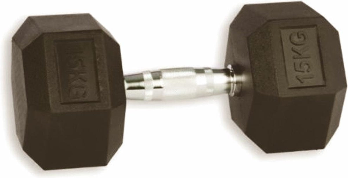 GorillaGrip Hex Dumbbell - 15 KG