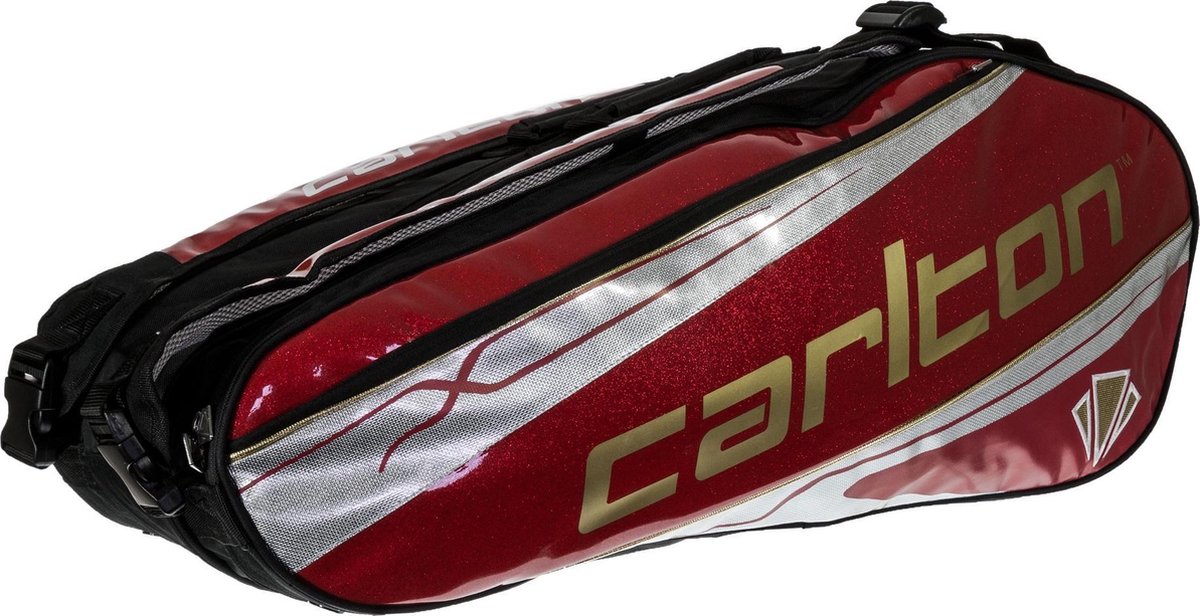 Carlton KINESIS TOUR 3comp -  Badmintontas - Rood/zilver/zwart