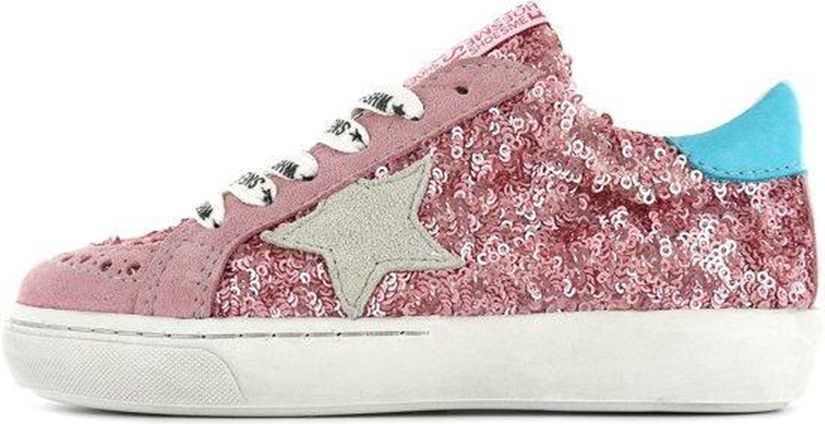 Shoesme Vulcanised Meisjes Sneakers - Roze - Maat 39