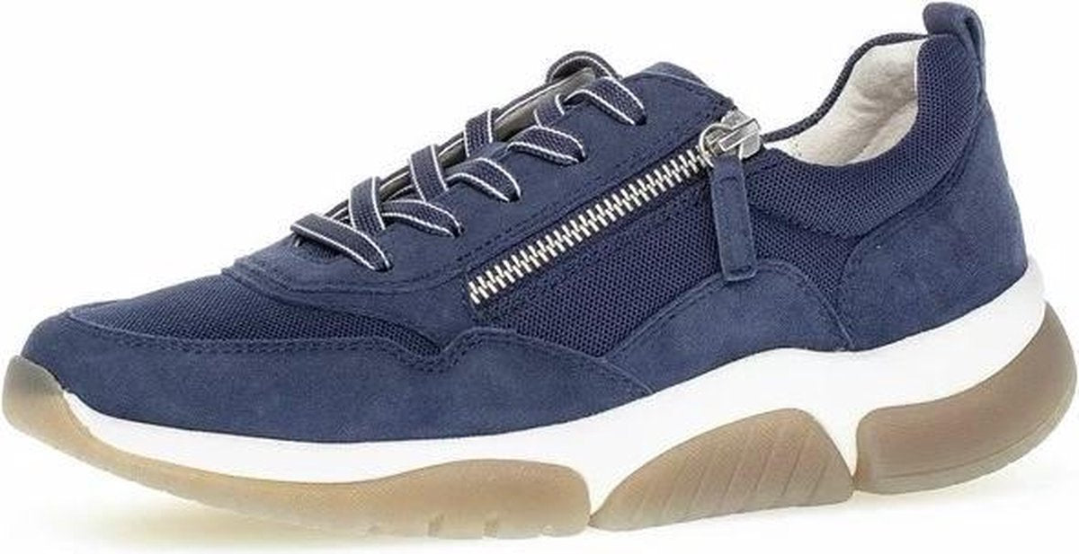 Gabor Rollingsoft 66.938.36 - dames wandelsneaker - blauw - maat 37.5