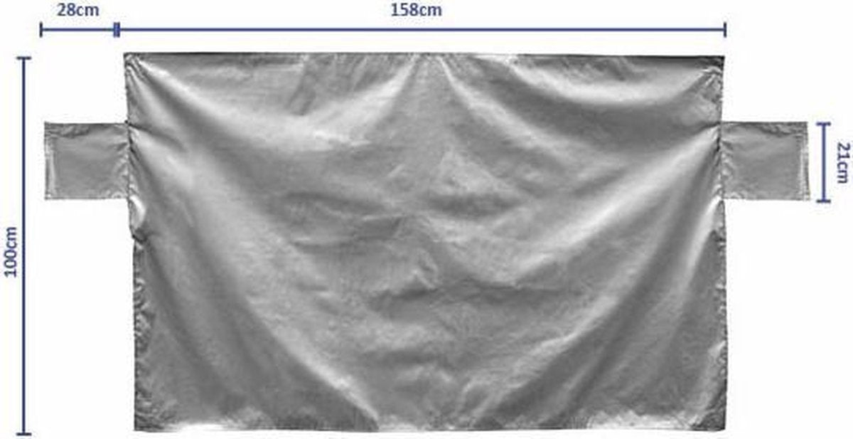 Zonnescherm auto - XXL 100x158 magnetisch