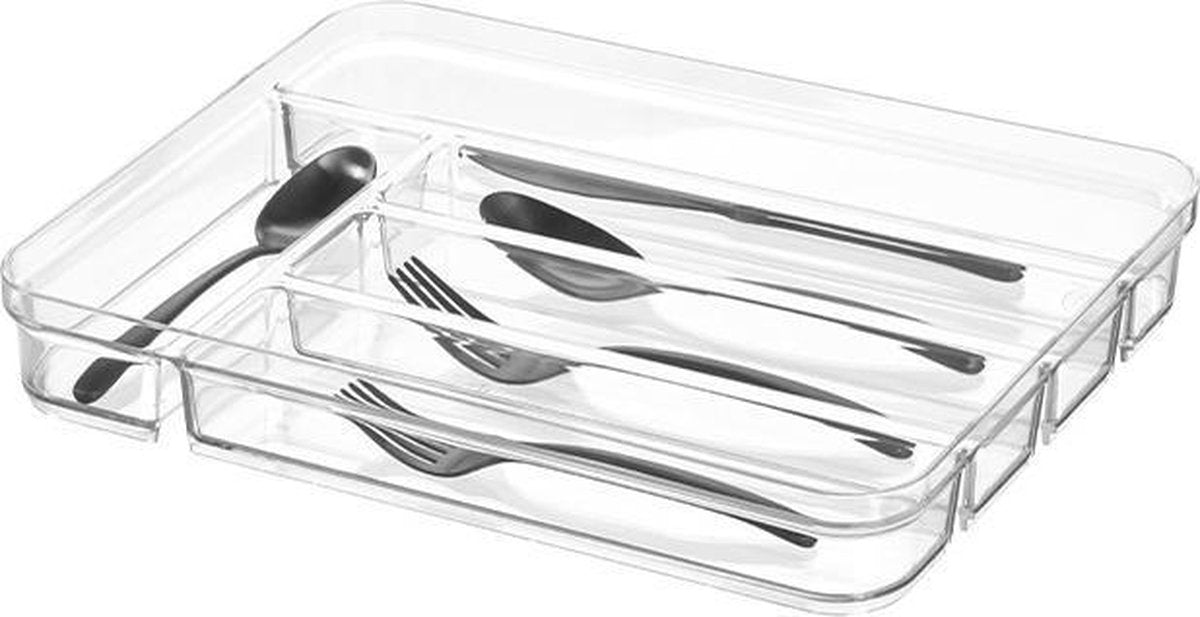 Bestekbak transparant iDesign - Crisp