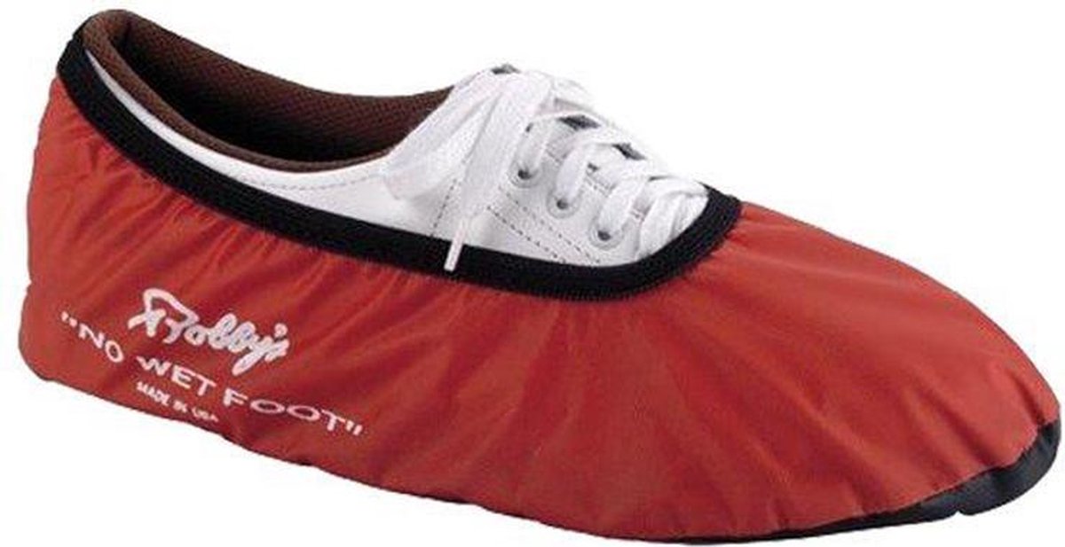 Bowlingschoen beschermer rood maat M