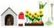 Lundby Smaland poppenhuis tuinset + hondenhok