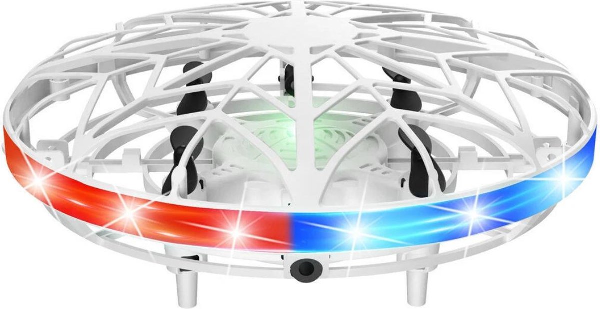 UFO Drone - Handgestuurd – Infrarood sensoren - Wit