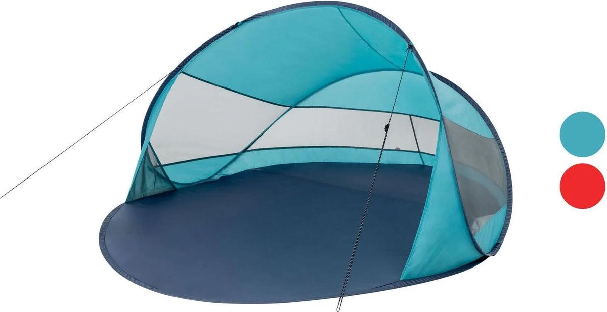 CRIVIT® Pop up strandtent | Strandtent pop up | Strandtent | Anti UV 60 | Blauw | Inclusief draagtas