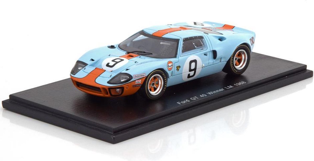 Ford GT40 Sieger 24h Le Mans 1968 Gulf Rodriguez/Bianchi 1-43 Spark