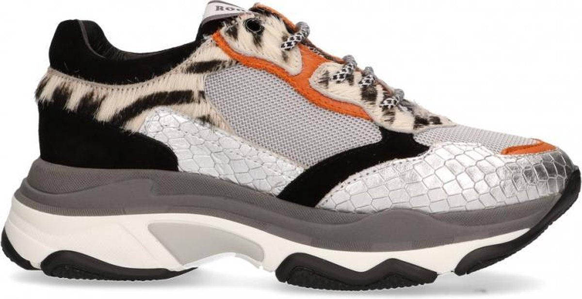 Van Dalen  - Sneaker Leer - Womens - Silver - 37